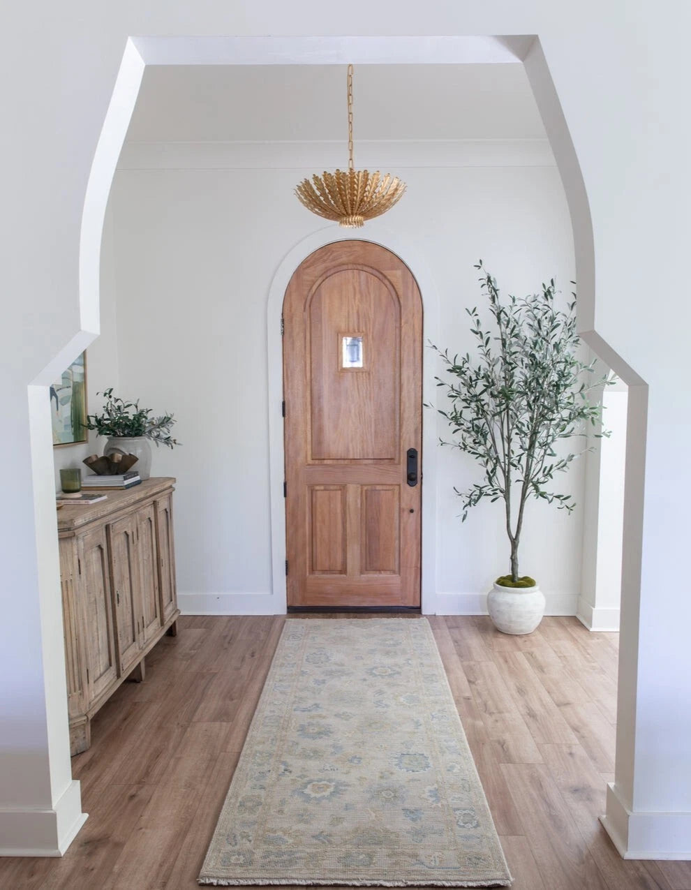 Traditional Handknotted  Rug Turkish Knot Oushak Rug  Area Rug Living Room Rug