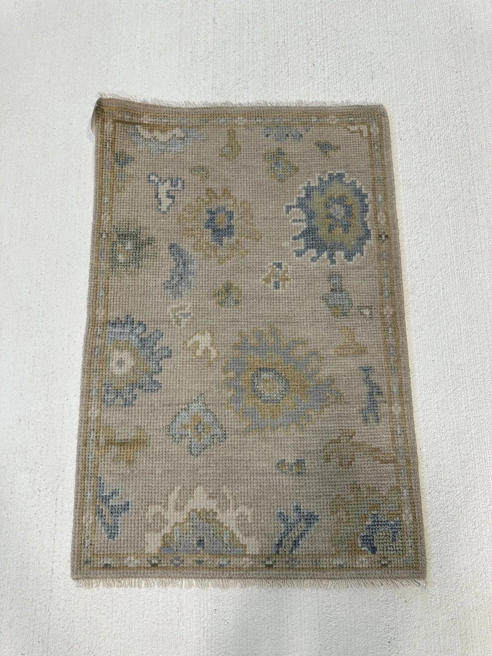 Traditional Handknotted  Rug Turkish Knot Oushak Rug  Area Rug Living Room Rug